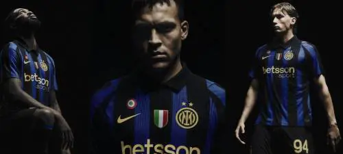 La nuova maglia dell'Inter