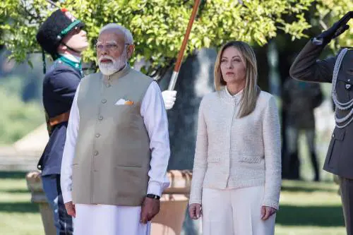 Meloni accoglie Modi a Roma. "Tra Italia e India partenariato strategico speciale"