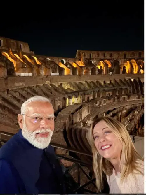 Meloni, Modi e il reel dei record