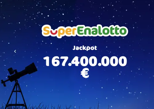 SuperEnalotto, il Jackpot record vale 167 milioni
