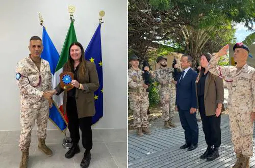 Paola Chiesa (FdI) visita il contingente italiano in Somalia: "Un privilegio essere qui"