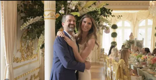 Donald Trump Jr. sposa Bettina Anderson: nozze blindate alle Bahamas, il presidente Usa diserta