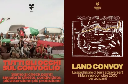 Fermata anche la Flotilla via terra. Arrestati due italiani a Sirte, si attiva la Farnesina