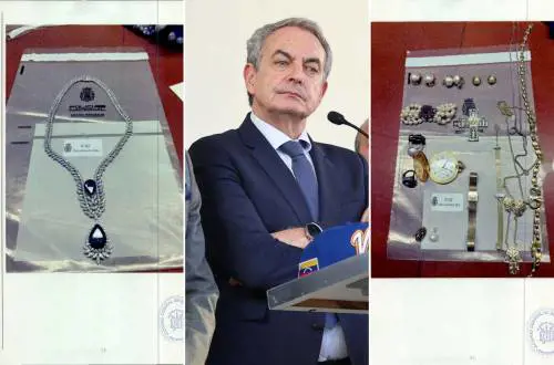 Zapatero nei guai: il tesoro nella cassaforte e il biglietto per Caracas
