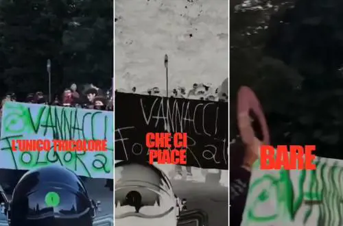"L'unico Tricolore che ci piace è quello sulle vostre bare". L'insulto choc degli antagonisti al poliziotto
