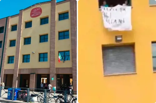 Cesena, espongono striscione con scritto: "Italia agli italiani". E due studenti vengono puniti 