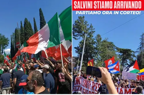 Propal, remigrazione e centri sociali: Roma paralizzata dalle manifestazioni
