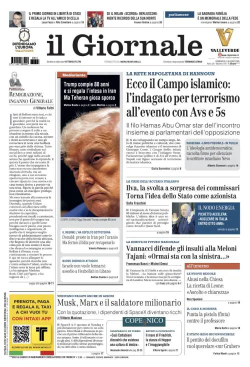Si forma il “campo islamico” a sinistra, ore decisive per la pace in Iran, la deriva di Futuro Nazionale