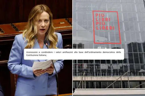 Meloni: "Patentino antifascista per gli editori? È censura"