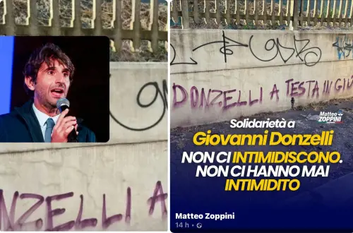 "Donzelli a testa in giù" su un muro a Firenze. La condanna di Fdi: "Le minacce non ci intimidiscono"