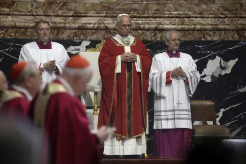 I funerali del Cardinale Ruini celebrati dal Papa in Vaticano - FOTO