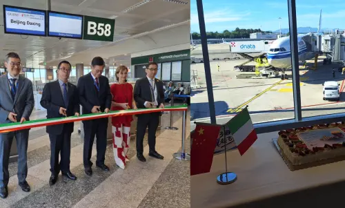 Malpensa, decollato il nuovo volo di Air China per Pechino