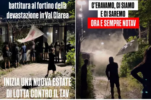 Pietre contro gli agenti in Val di Susa: gli antagonisti No Tav assaltano il cantiere di Chiomonte