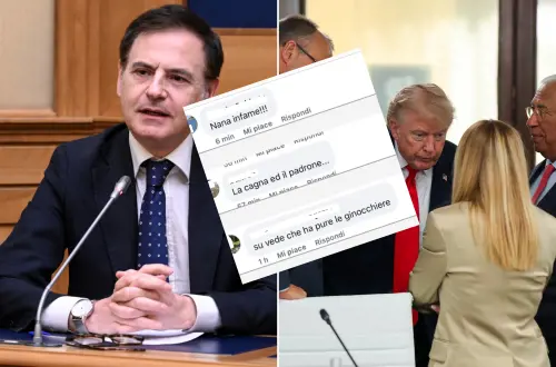 “Nana infame”, “La cagna…”. Gli insulti contro Meloni sotto il post del pentastellato con la foto fake