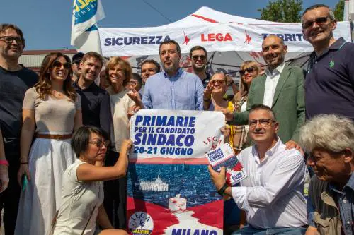Salvini fra primarie e Viminale: "Sto bene qui. Lega oltre il 10%"