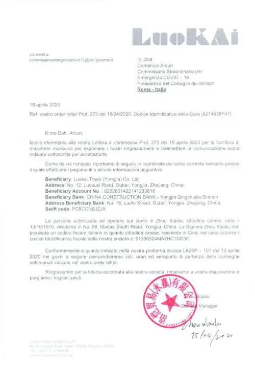 Così la Cina ci aveva avvertito prima. "C'è chi vende mascherine farlocche"