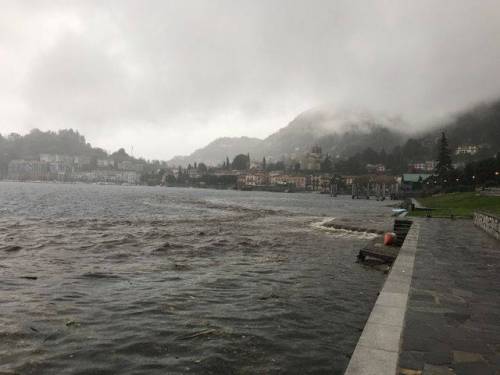 Maltempo, nel Lago Maggiore 2 milioni di litri d'acqua al secondo