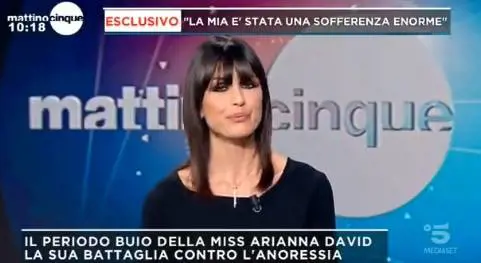 Arianna David: "Guarita dall’anoressia, ma ho un modo sbagliato di alimentarmi"