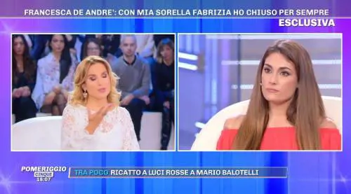 L'appello di Fabrizia De André a Francesca: "Chiamami, sono disposta a tutto"