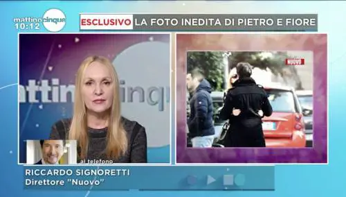 Gf Vip, la foto di Delle Piane e Fiore Argento "a distanza di bacio"