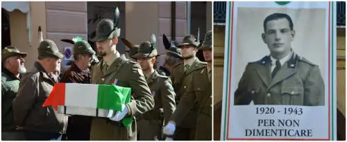 Imperia: celebrati dopo 75 anni funerali alpino disperso in Russia