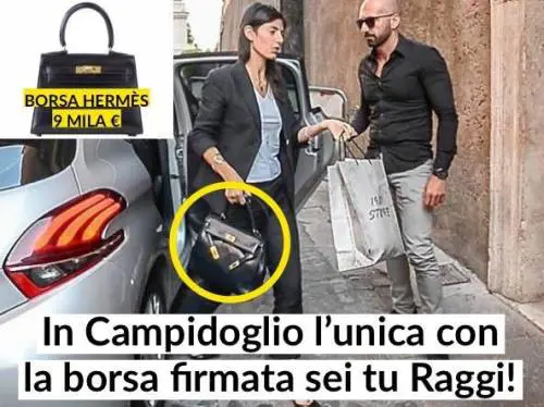 La Raggi attacca l'opposizione per le borse. La sua costa 2mila euro