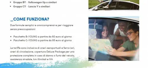 Arriva il noleggio auto "young" per neopatentati