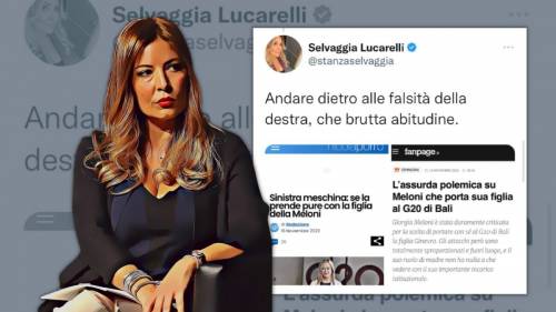 Figlia di Meloni, Lucarelli&co s’inventano la “falsa polemica”