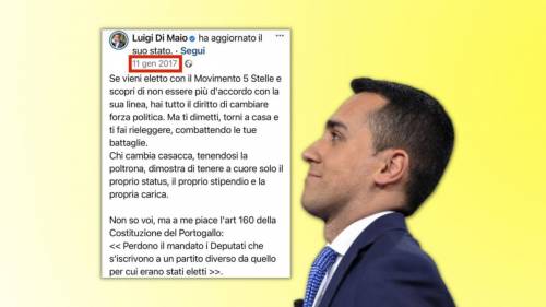 Quando Di Maio diceva: “Molli il partito? Dimettiti”
