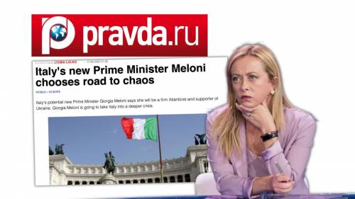 Panico a sinistra: i russi attaccano la Meloni