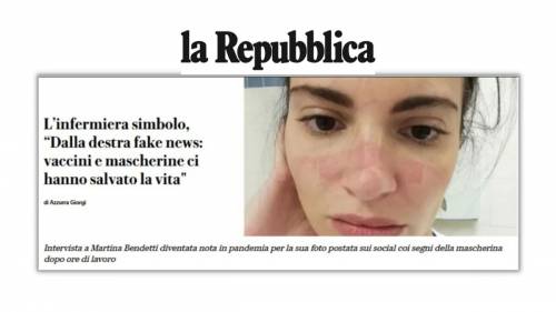 Gli orfani del Covid riesumano mascherine e infermiere vip