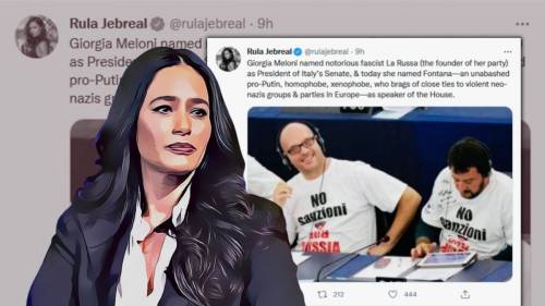 Fermate Rula Jebreal che spara vaccate su Fontata