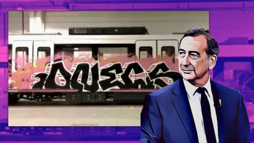 Milano fuori controllo: vandalizzati i vagoni della metro da inaugurare