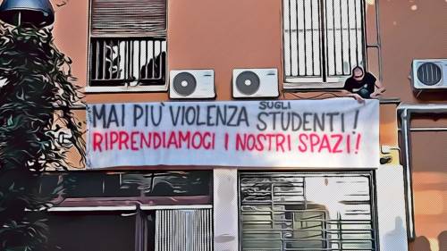 Delirante manifesto anti-Meloni: i compagni okkupano la Sapienza