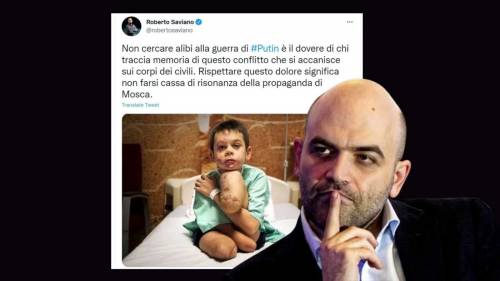 Saviano ha sempre ragione. Anche se usa il bimbo sbagliato