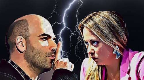 Il martire Saviano la spara grossa: “Meloni non ha scampo”