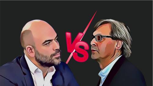 Saviano invoca la resistenza, Sgarbi gli dà una lezione