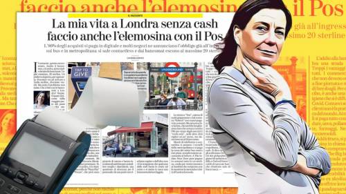 Delirio di Miss Ricottina: “Viva il Pos, ci pago pure l’elemosina”