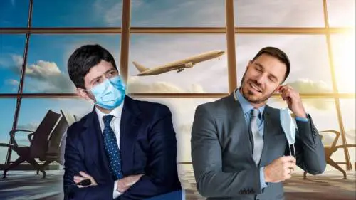 La linea Speranza bocciate in Ue: “Via le mascherine dall’aereo”