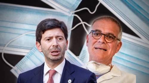 Speranza ha il Covid, sberla di Zangrillo: “Le mascherine sono inutili”