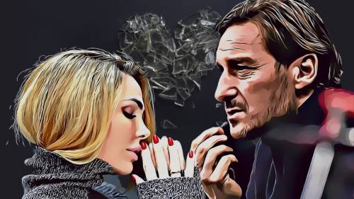 “Nun ho tradito pe’ primo”. L’Italia non ha gas, le danno la guerra Totti-Ilary