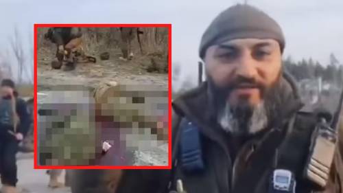 Russi sgozzati e giustiziati: il video dell’orrore degli ucraini vicino a Bucha
