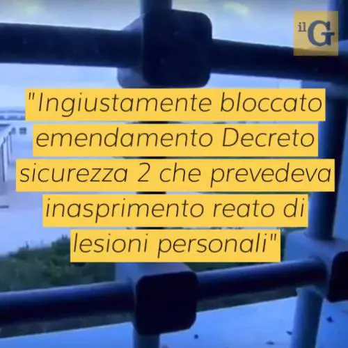 Agenti pestati da detenuto nigeriano, ma "Pd vuole cancellare Decreto sicurezza"