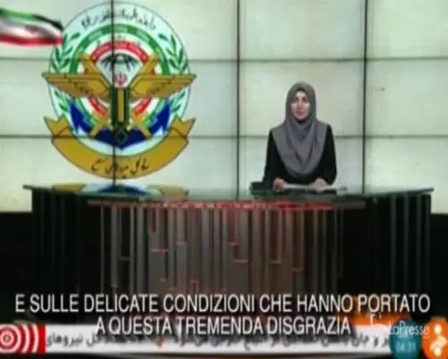 Aereo abbattuto, l'annuncio della tv iraniana