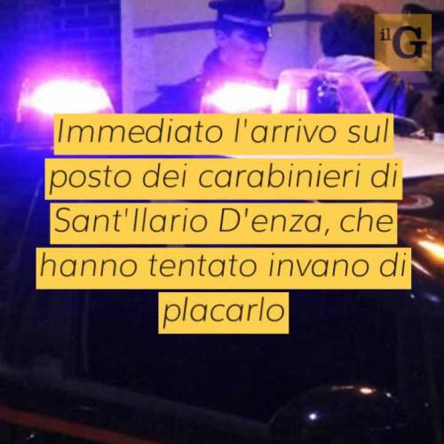 Calci e pugni contro i militari che tentano di farlo ragionare: fermato albanese