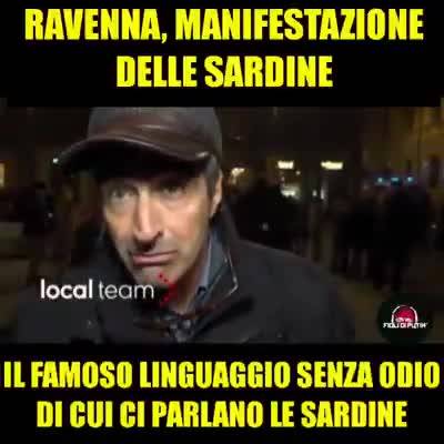 L’odio della sardina: "Bruciare Salvini, Meloni e Berlusconi"