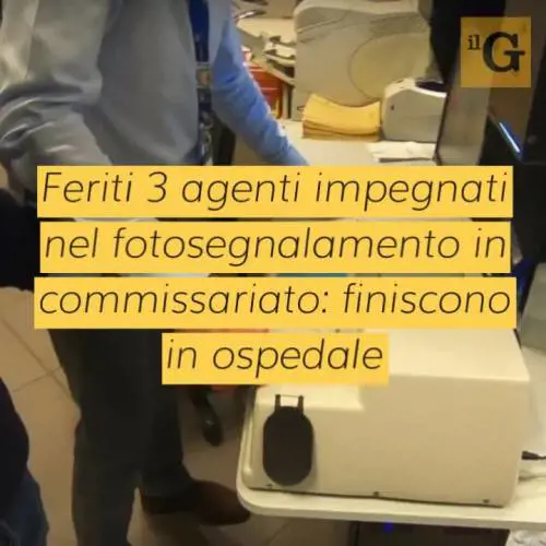 Poliziotti pestati e mandati in ospedale, sanitari aggrediti: clandestino in carcere
