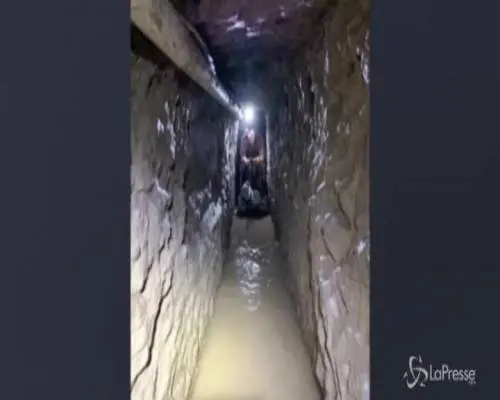 Usa-Messico, scoperto tunnel da record dei narcos: le immagini dall'interno