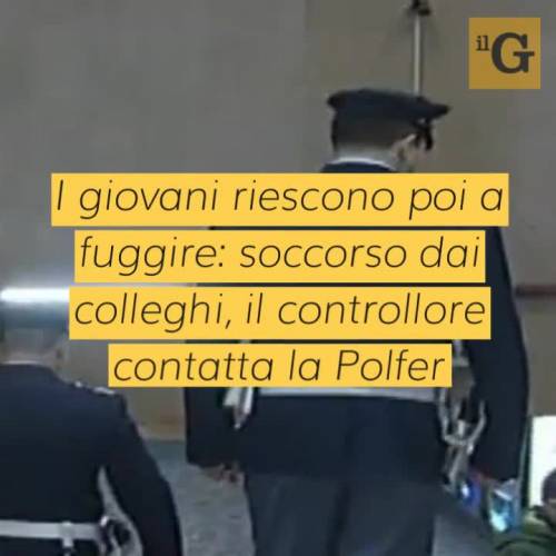 Violenza sul treno regionale, baby gang aggredisce e rapina un controllore