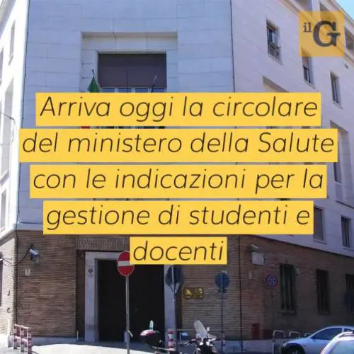  Possono tornare a scuola gli studenti che sono stati in Cina